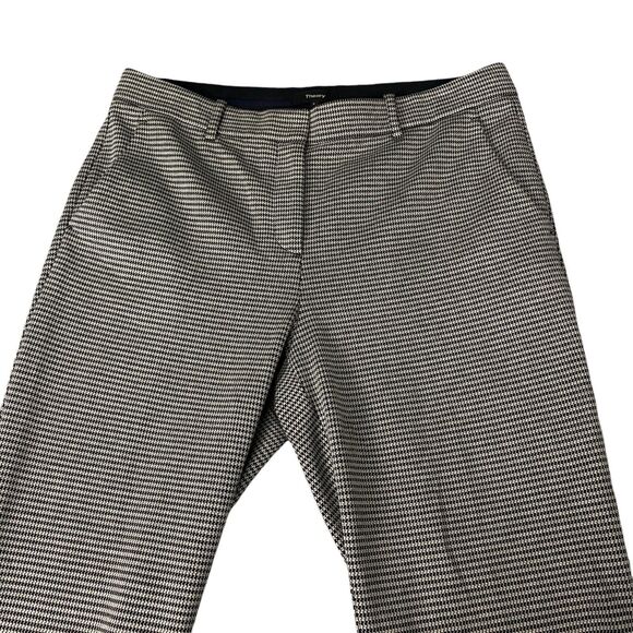 Theory Dress Pants (Length 25) inches Womens Size 8 Gray Houndstooth -USA- - Picture 10 of 13